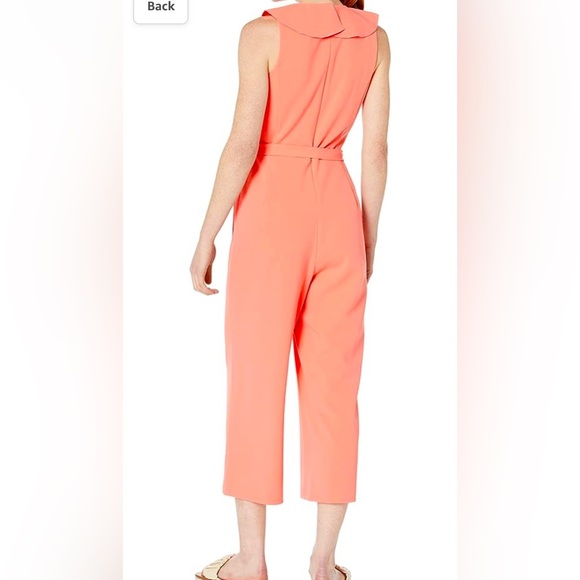 SWEET NWT Tommy Hilfiger Sleeveless Ruffled Jumpsuit Sz 14 - Picture 2 of 8